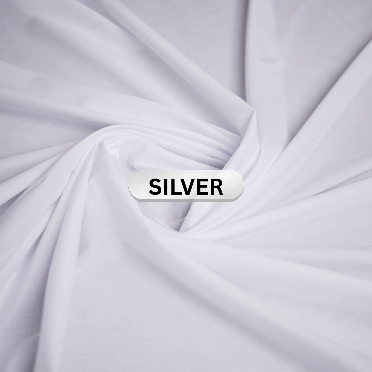 Men Unstitched Cotton Suit - Silver