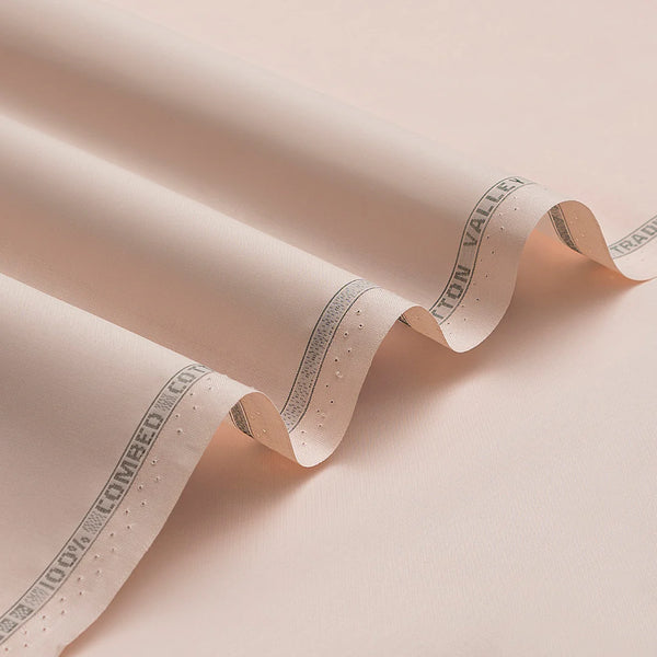 Close-up of beige fabric with 'Tobin Valley' branding on a matching background