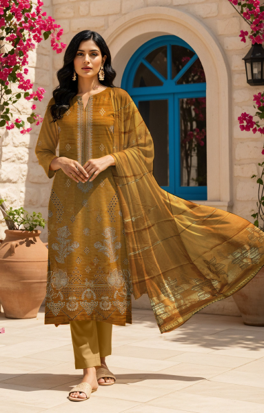 Sun Harvest – Golden Mustard Luxe Set